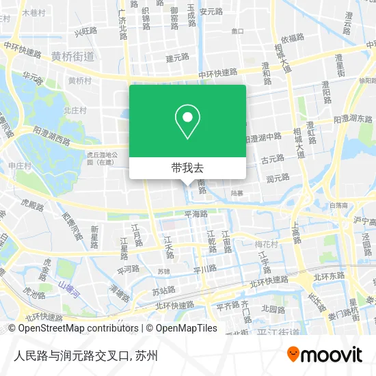 人民路与润元路交叉口地图