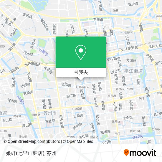 娘蚌(七里山塘店)地图