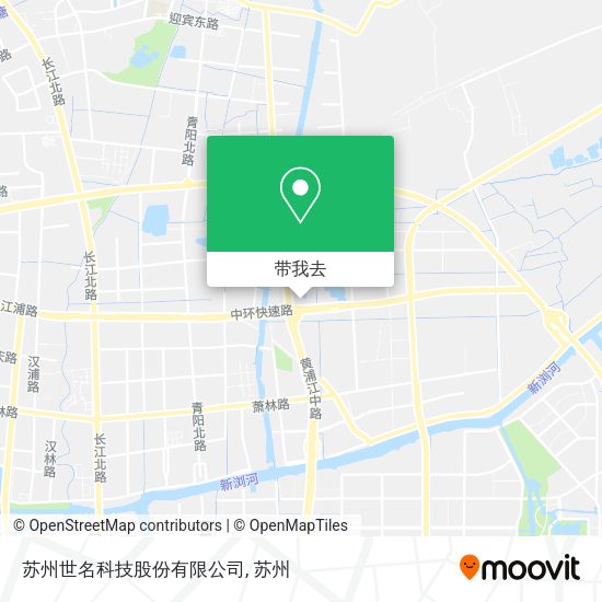 苏州世名科技股份有限公司地图