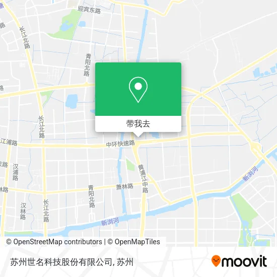苏州世名科技股份有限公司地图