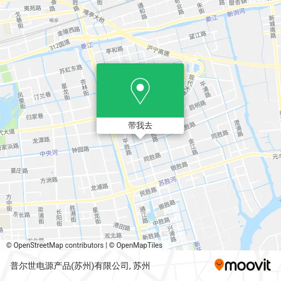 普尔世电源产品(苏州)有限公司地图