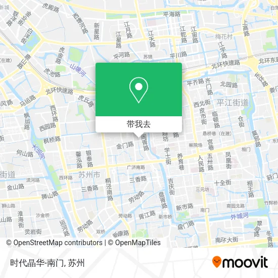 时代晶华-南门地图