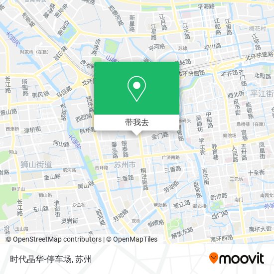 时代晶华-停车场地图