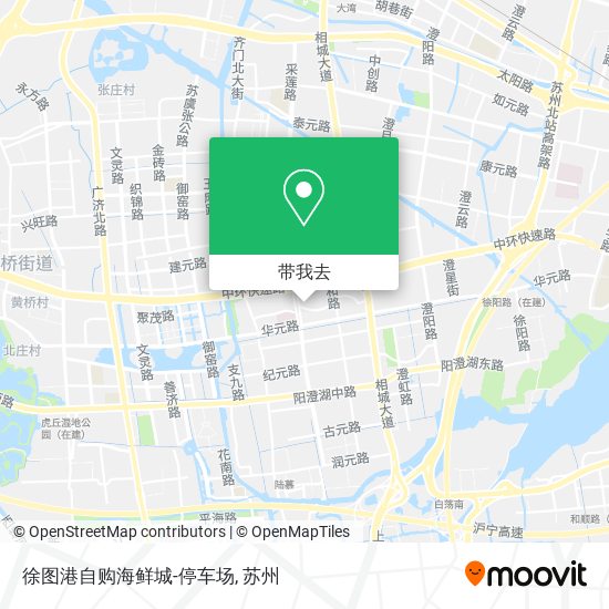 徐图港自购海鲜城-停车场地图
