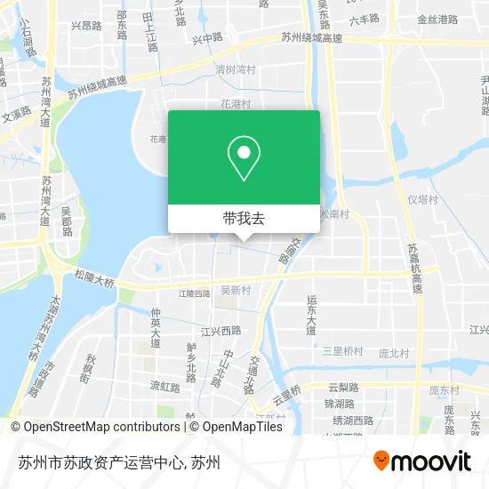 苏州市苏政资产运营中心地图
