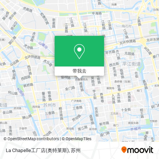 La Chapelle工厂店(奥特莱斯)地图