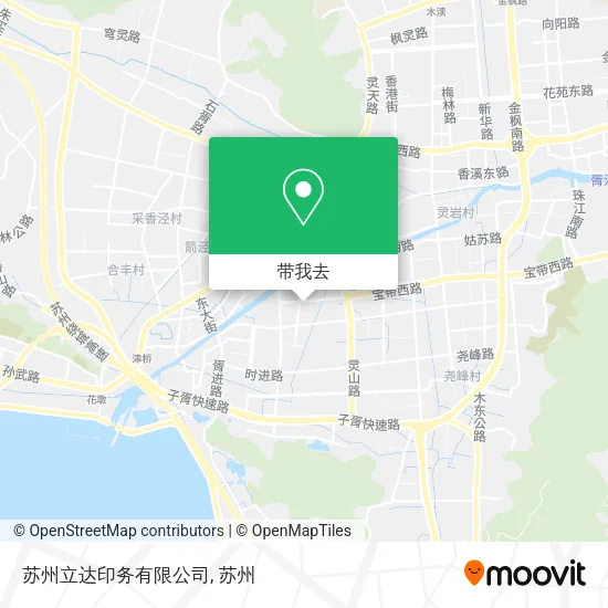 苏州立达印务有限公司地图