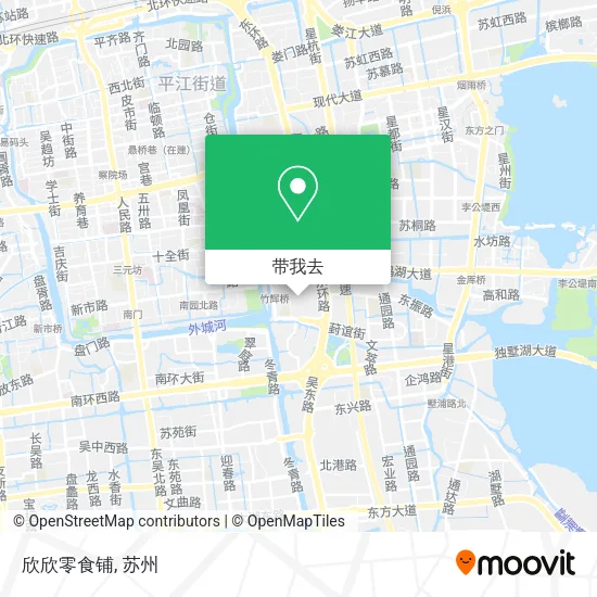 欣欣零食铺地图