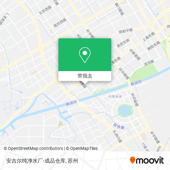 安吉尔纯净水厂-成品仓库地图