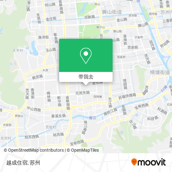 越成住宿地图