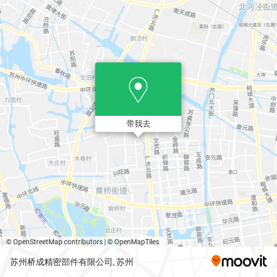 苏州桥成精密部件有限公司地图