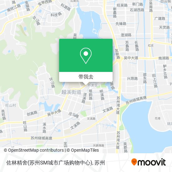 佐林精舍(苏州SM城市广场购物中心)地图