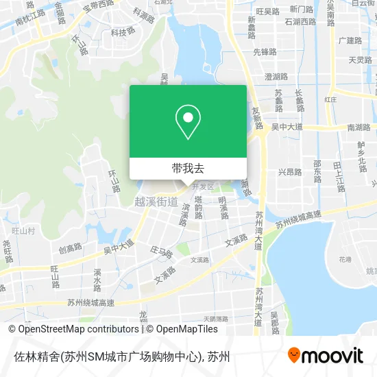 佐林精舍(苏州SM城市广场购物中心)地图