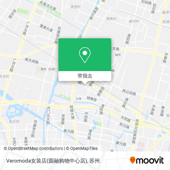 Veromoda女装店(圆融购物中心店)地图