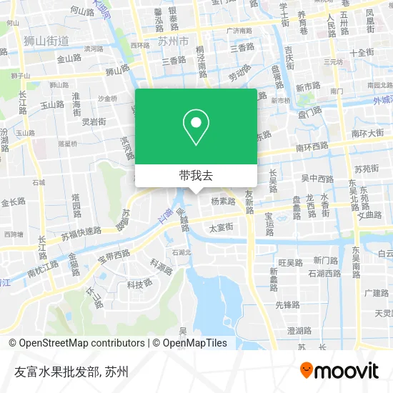 友富水果批发部地图