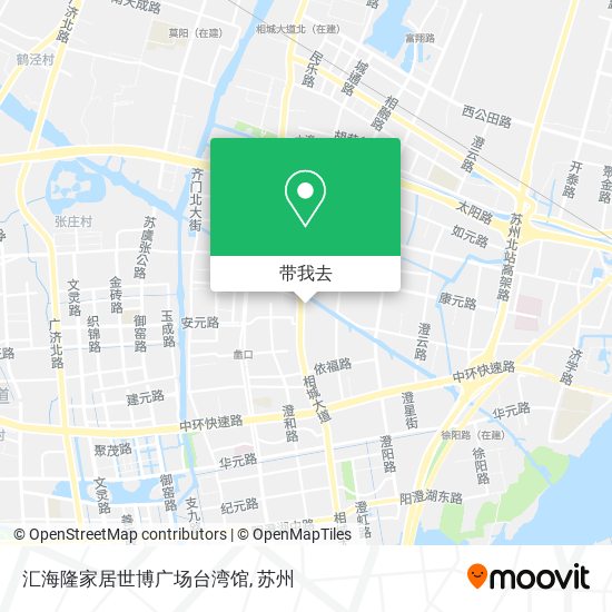 汇海隆家居世博广场台湾馆地图