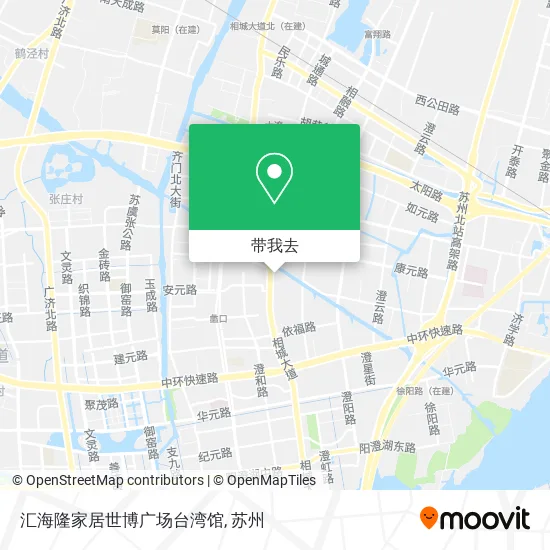 汇海隆家居世博广场台湾馆地图