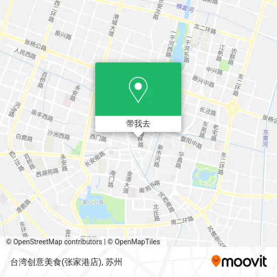 台湾创意美食(张家港店)地图