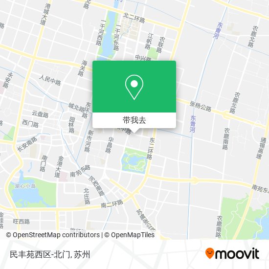 民丰苑西区-北门地图