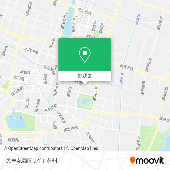 民丰苑西区-北门地图