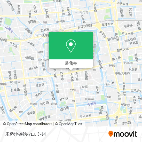 乐桥地铁站-7口地图