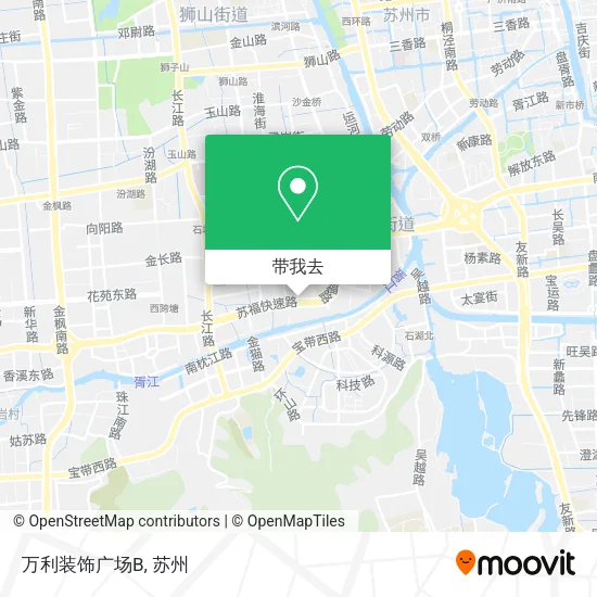 万利装饰广场B地图