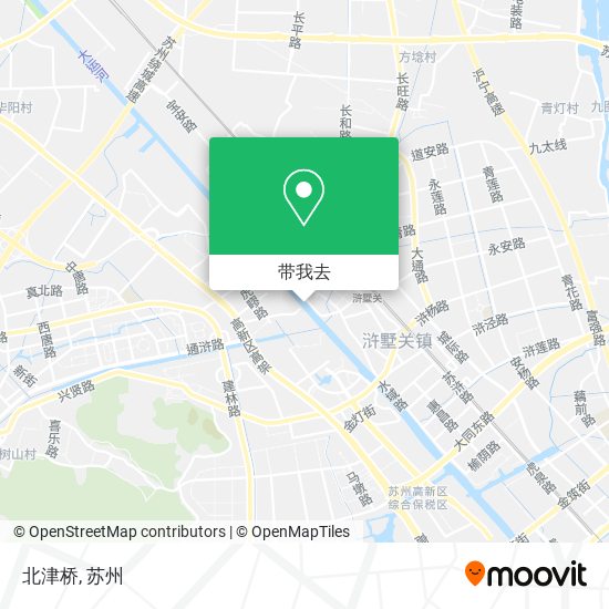 北津桥地图