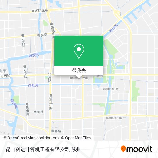 昆山科进计算机工程有限公司地图