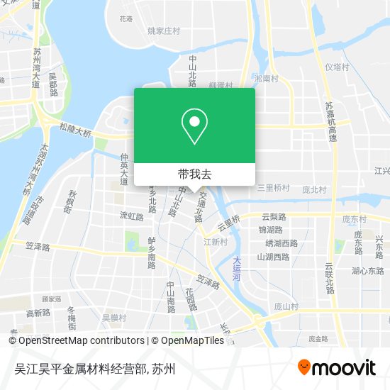 吴江昊平金属材料经营部地图