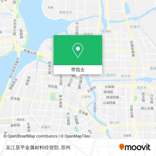 吴江昊平金属材料经营部地图