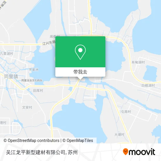 吴江龙平新型建材有限公司地图