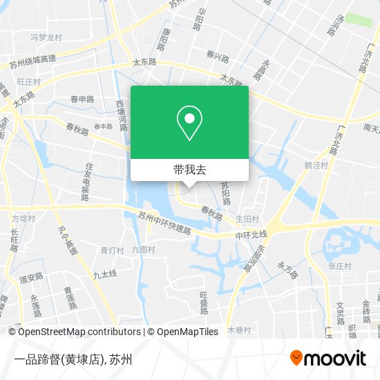 一品蹄督(黄埭店)地图
