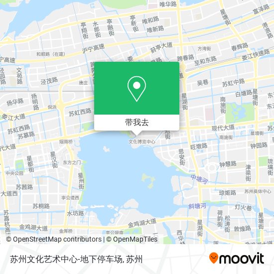 苏州文化艺术中心-地下停车场地图