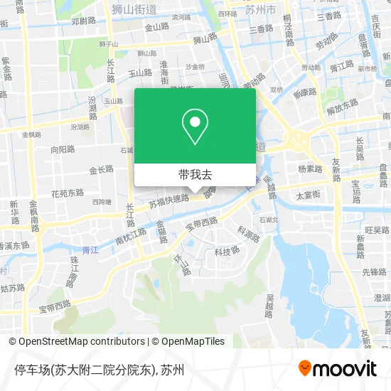 停车场(苏大附二院分院东)地图