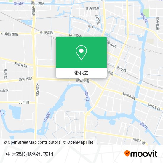 中达驾校报名处地图