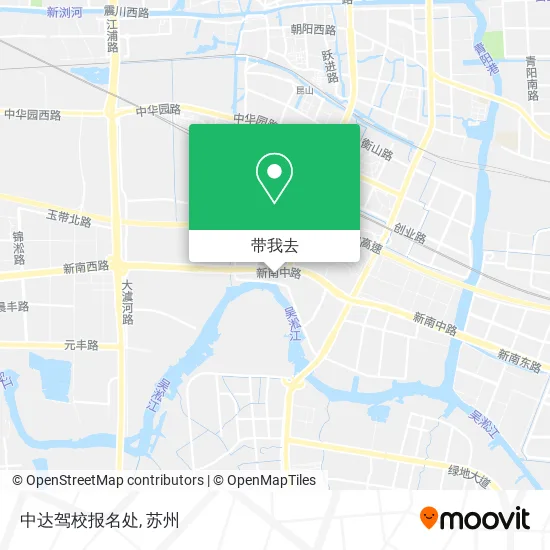 中达驾校报名处地图