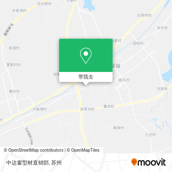 中达窗型材直销部地图