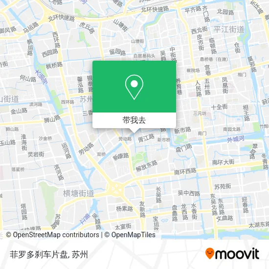菲罗多刹车片盘地图