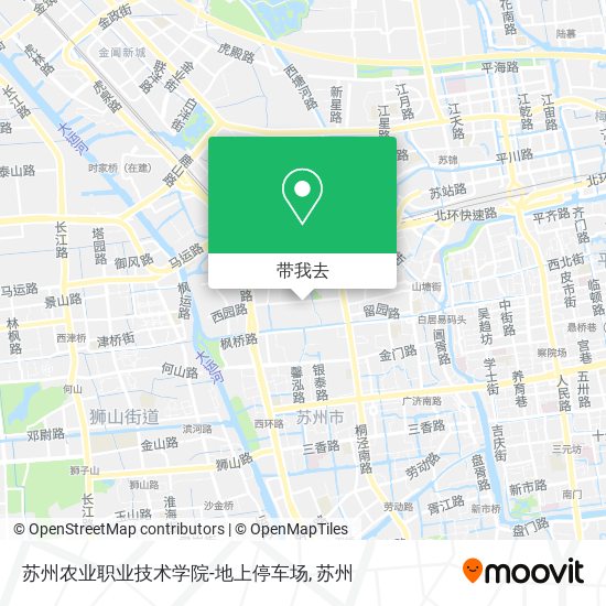 苏州农业职业技术学院-地上停车场地图