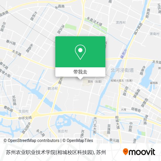 苏州农业职业技术学院(相城校区科技园)地图
