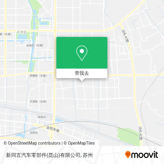 新同言汽车零部件(昆山)有限公司地图