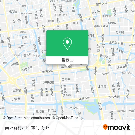 南环新村西区-东门地图