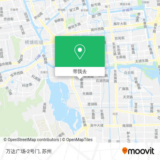 万达广场-2号门地图