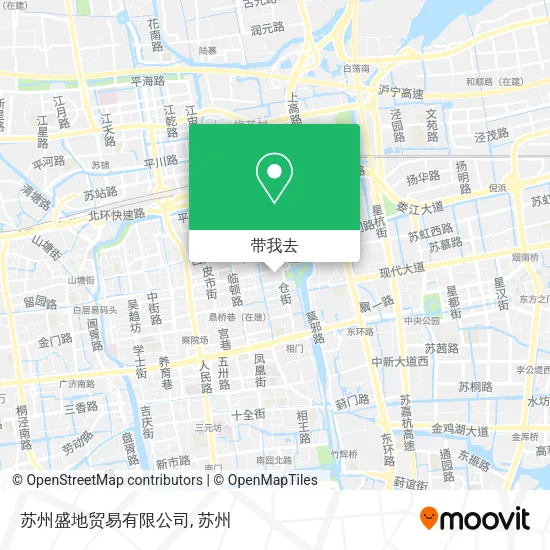 苏州盛地贸易有限公司地图