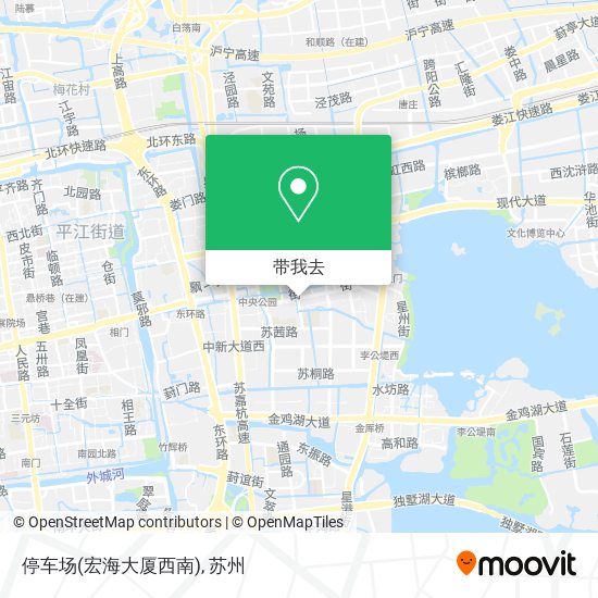停车场(宏海大厦西南)地图