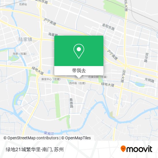 绿地21城繁华里-南门地图
