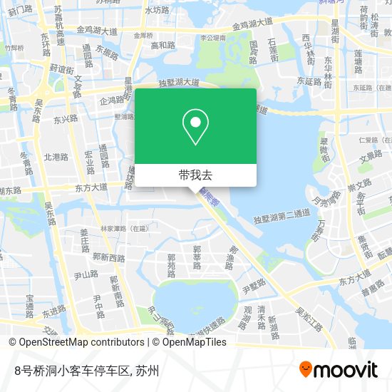 8号桥洞小客车停车区地图