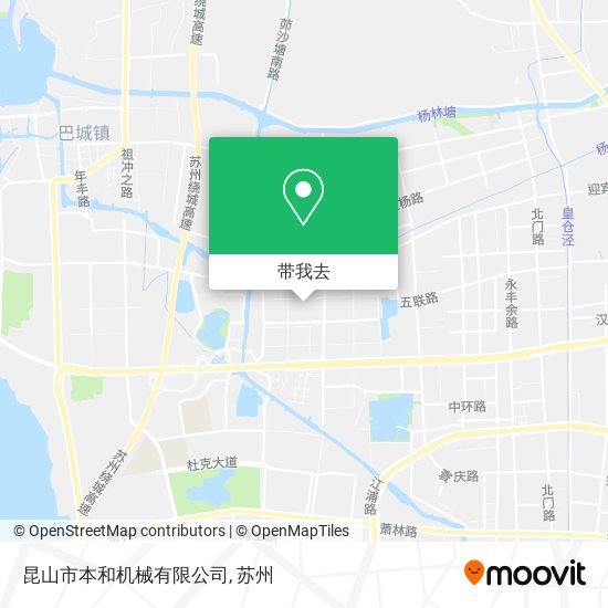 昆山市本和机械有限公司地图