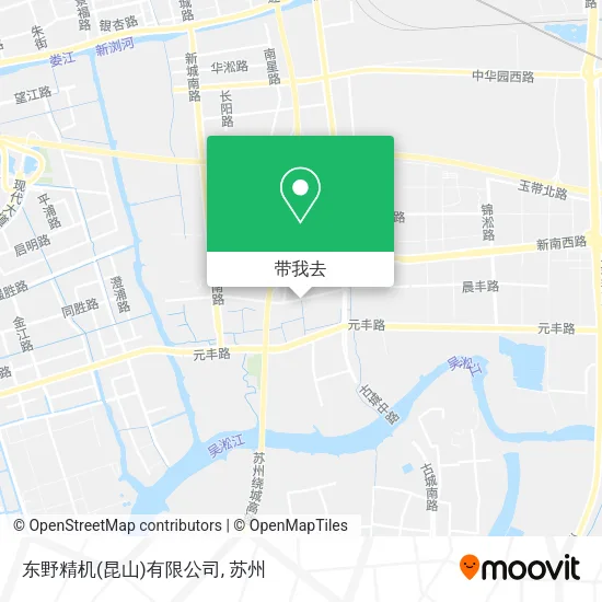 东野精机(昆山)有限公司地图