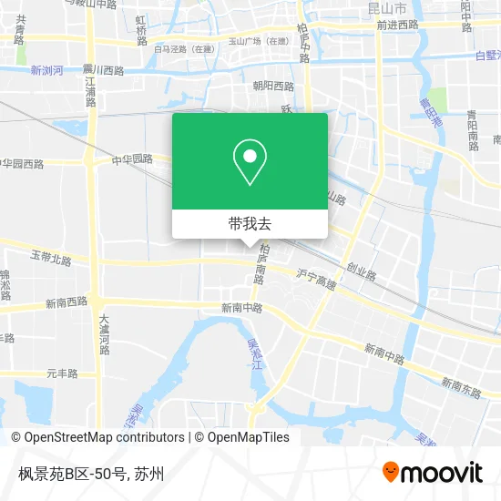 枫景苑B区-50号地图